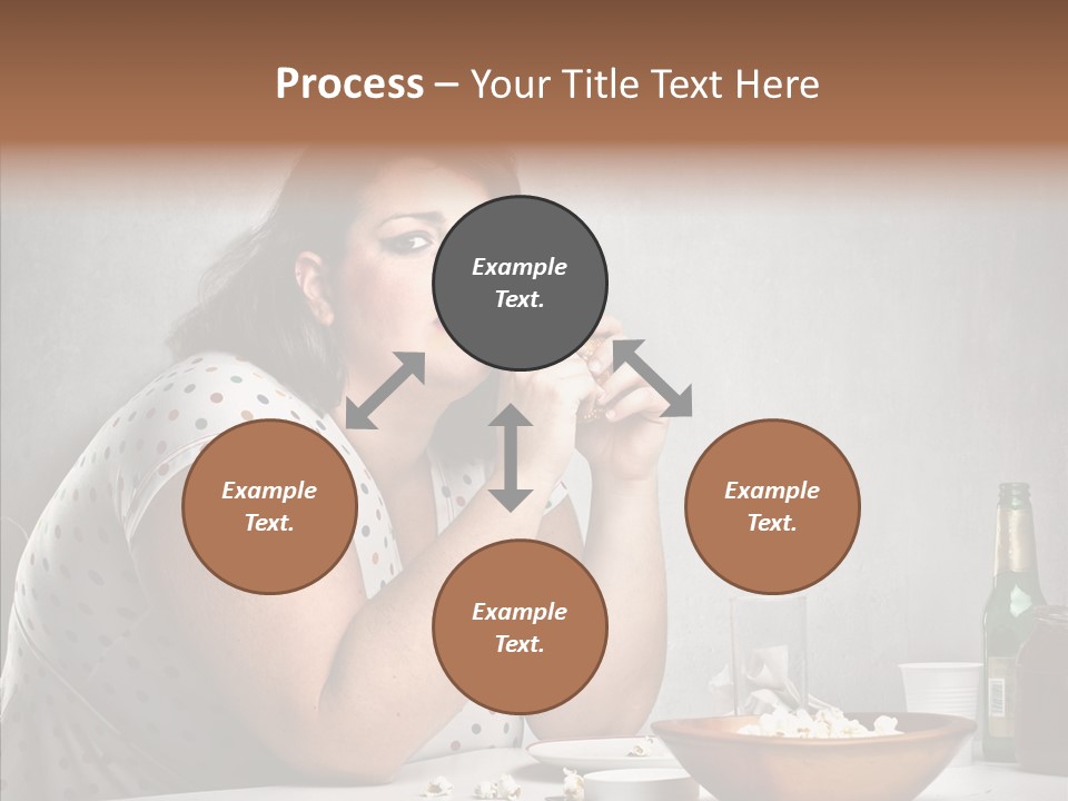 Eat Sad Health PowerPoint Template