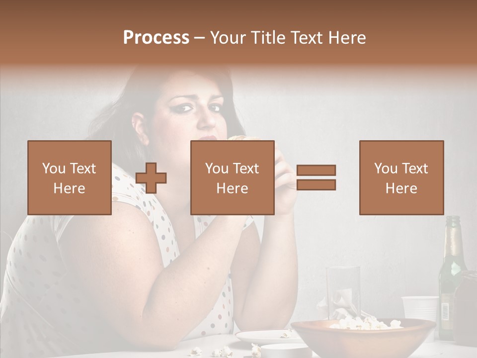 Eat Sad Health PowerPoint Template