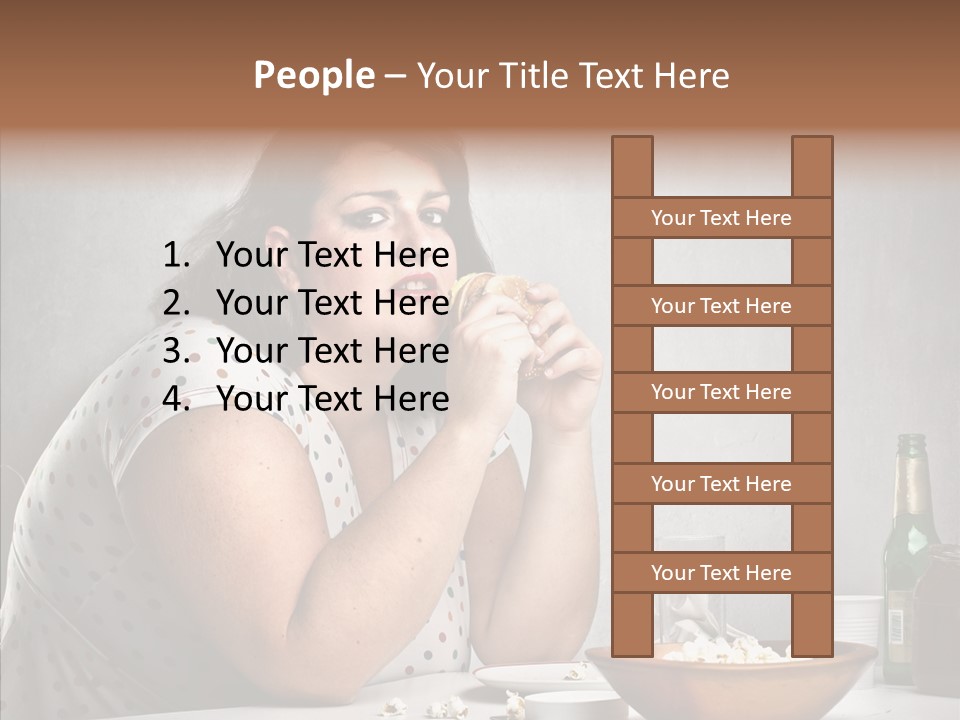 Eat Sad Health PowerPoint Template