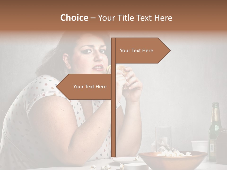 Eat Sad Health PowerPoint Template