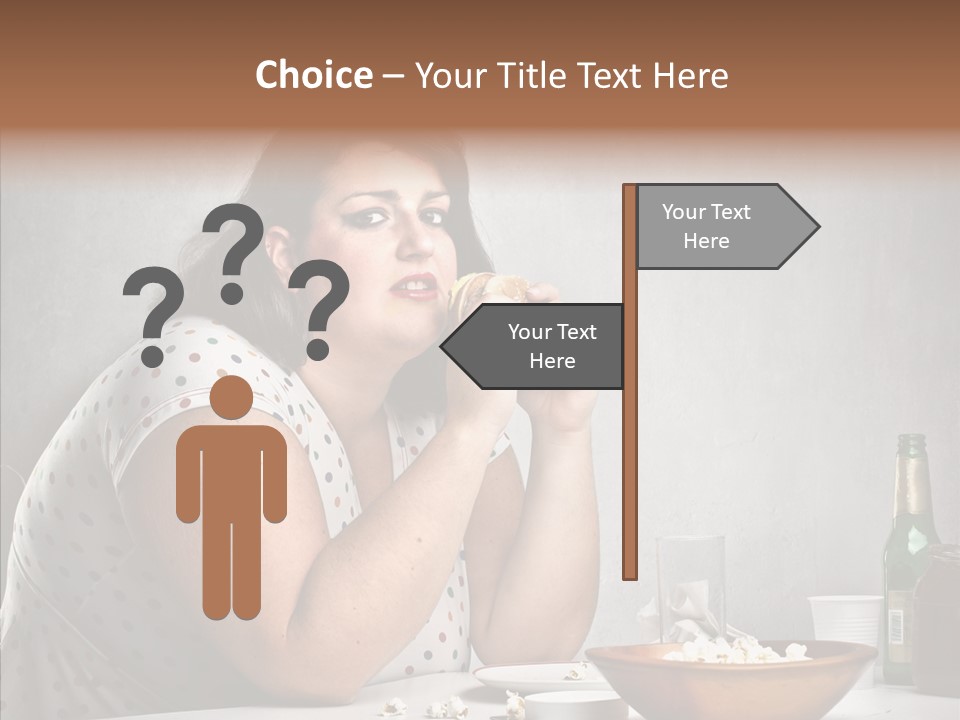 Eat Sad Health PowerPoint Template