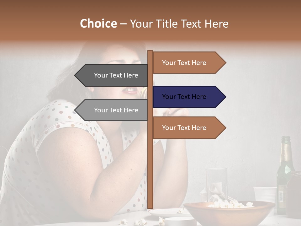 Eat Sad Health PowerPoint Template