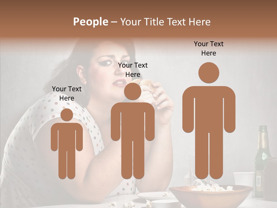 Eat Sad Health PowerPoint Template