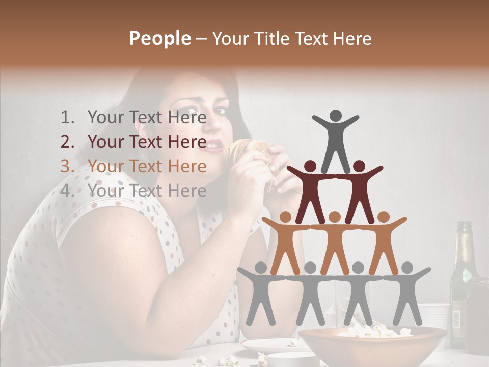 Eat Sad Health PowerPoint Template