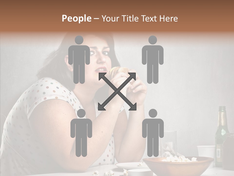 Eat Sad Health PowerPoint Template