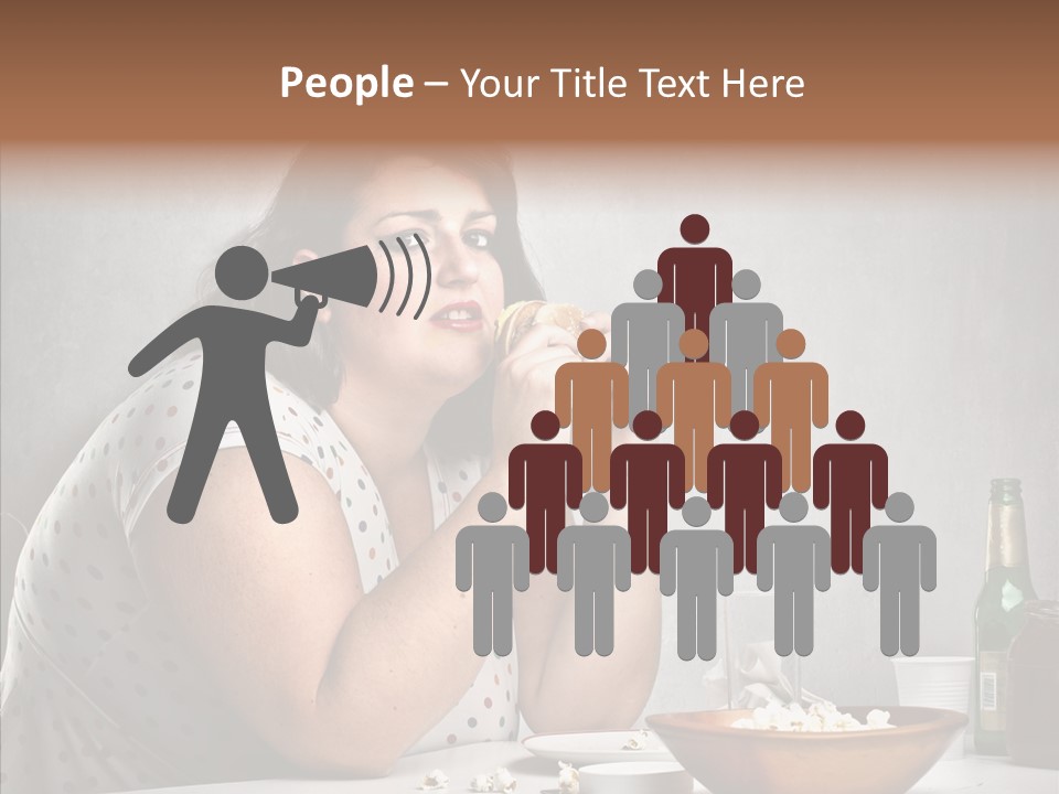 Eat Sad Health PowerPoint Template