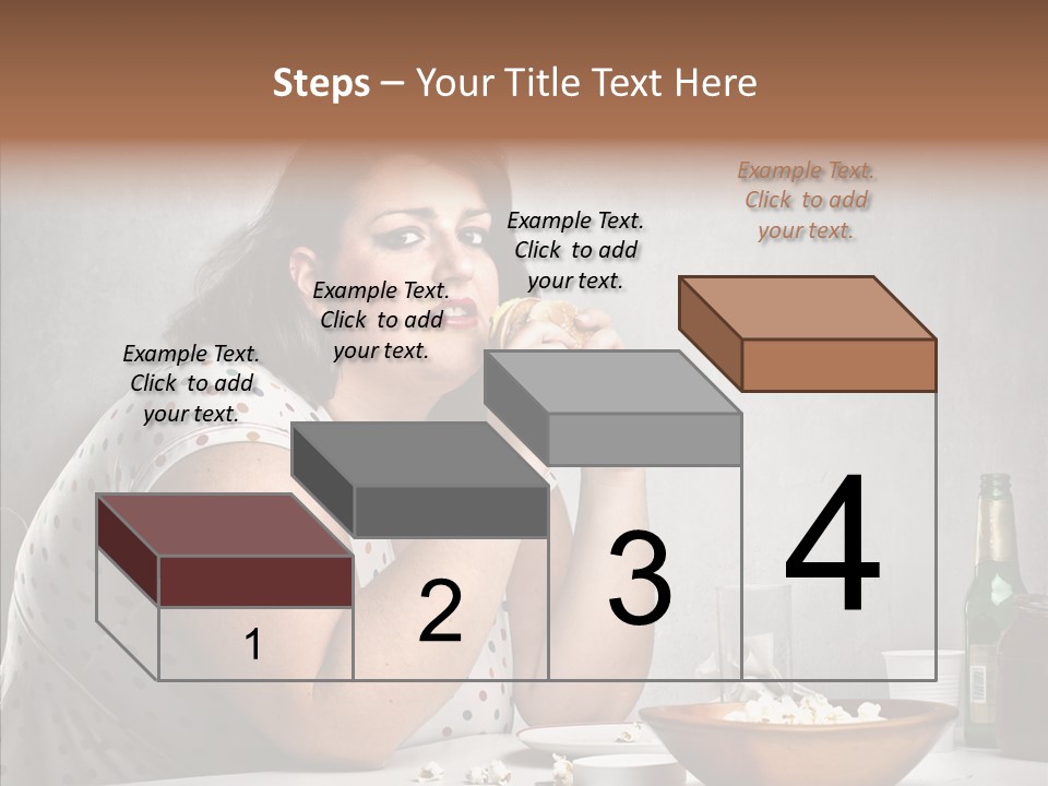 Eat Sad Health PowerPoint Template