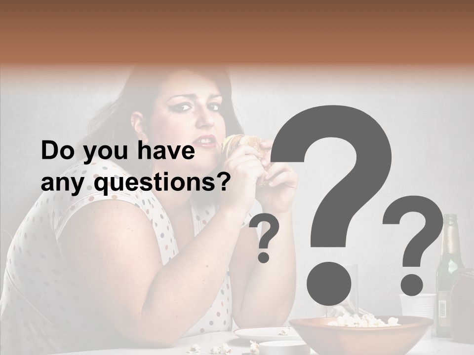 Eat Sad Health PowerPoint Template