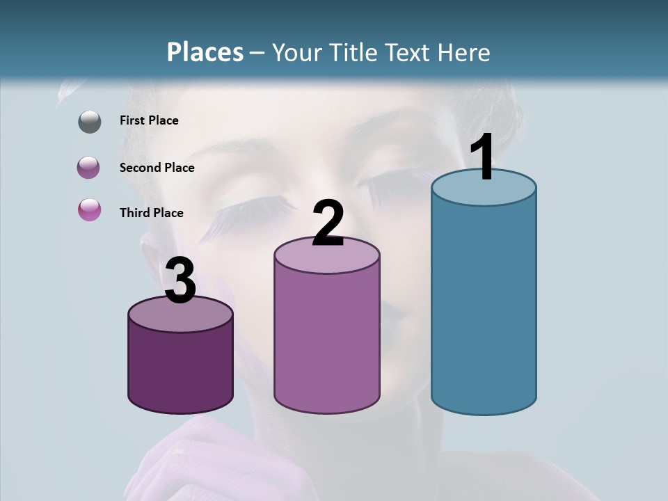 Eyes Chaplet Beauty PowerPoint Template