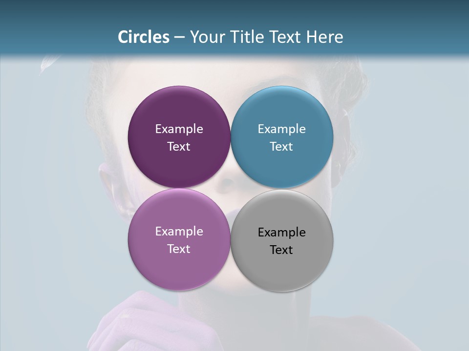 Eyes Chaplet Beauty PowerPoint Template