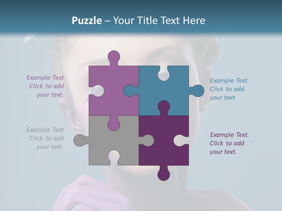 Eyes Chaplet Beauty PowerPoint Template