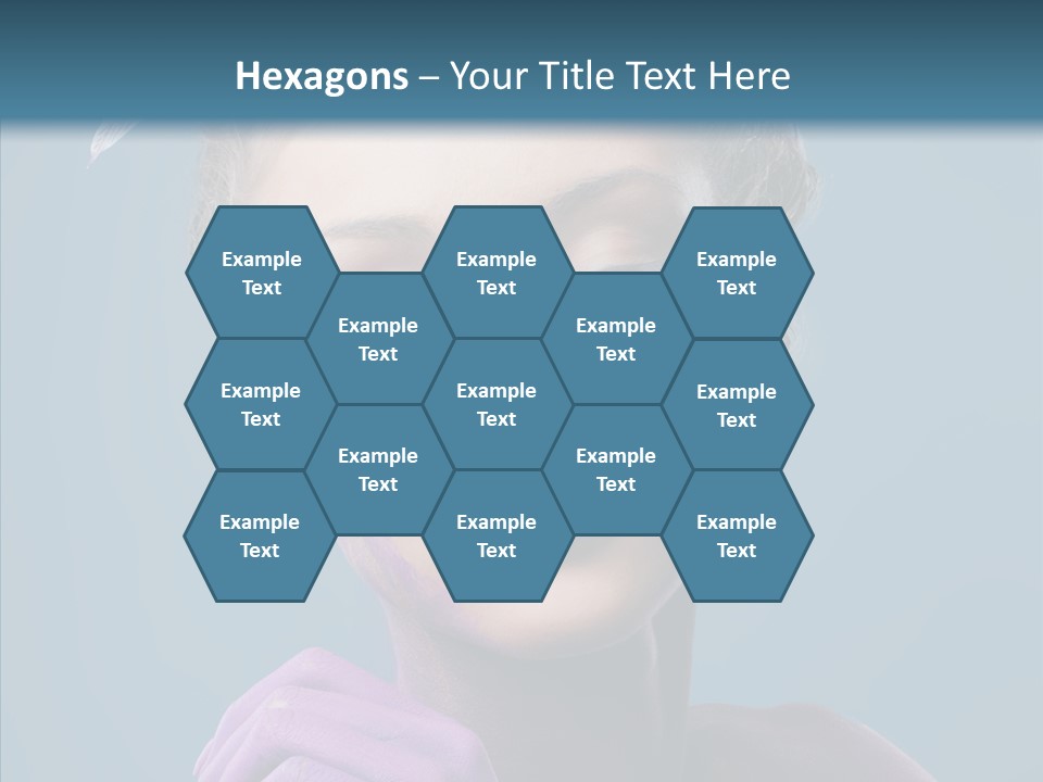 Eyes Chaplet Beauty PowerPoint Template