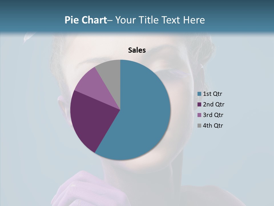 Eyes Chaplet Beauty PowerPoint Template