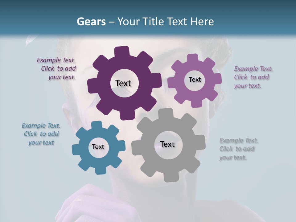 Eyes Chaplet Beauty PowerPoint Template