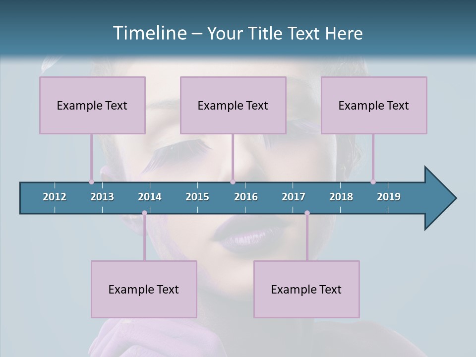 Eyes Chaplet Beauty PowerPoint Template