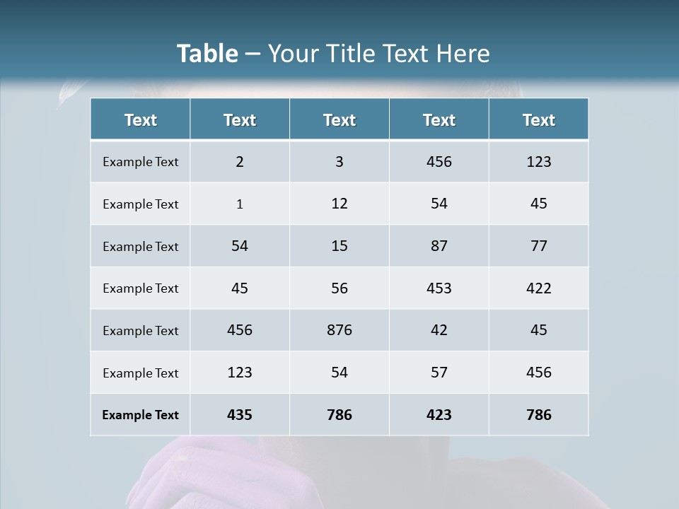 Eyes Chaplet Beauty PowerPoint Template