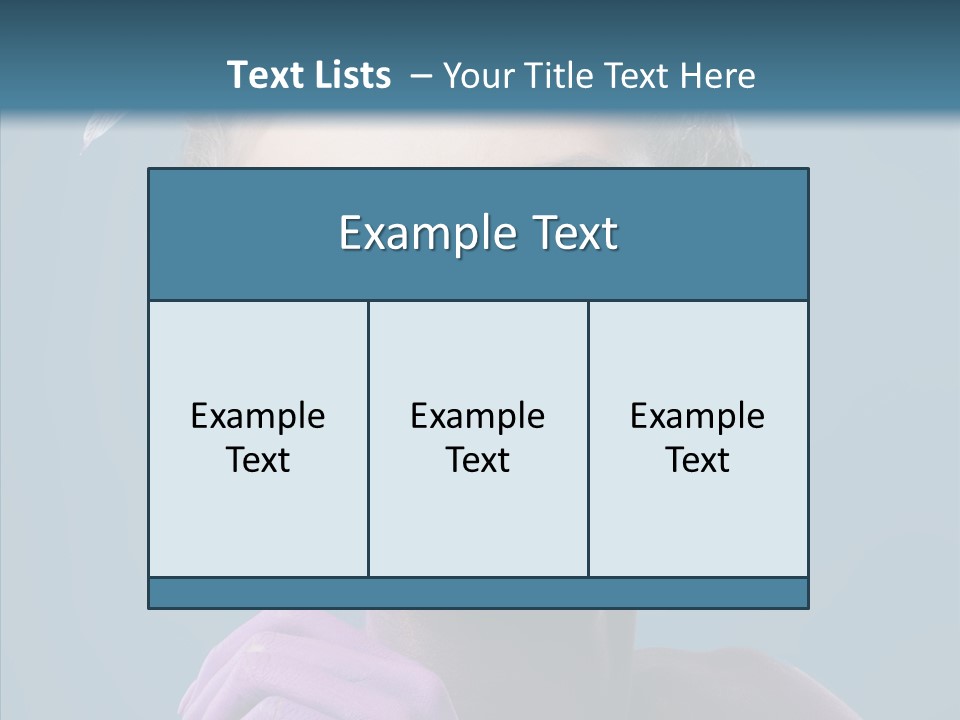 Eyes Chaplet Beauty PowerPoint Template