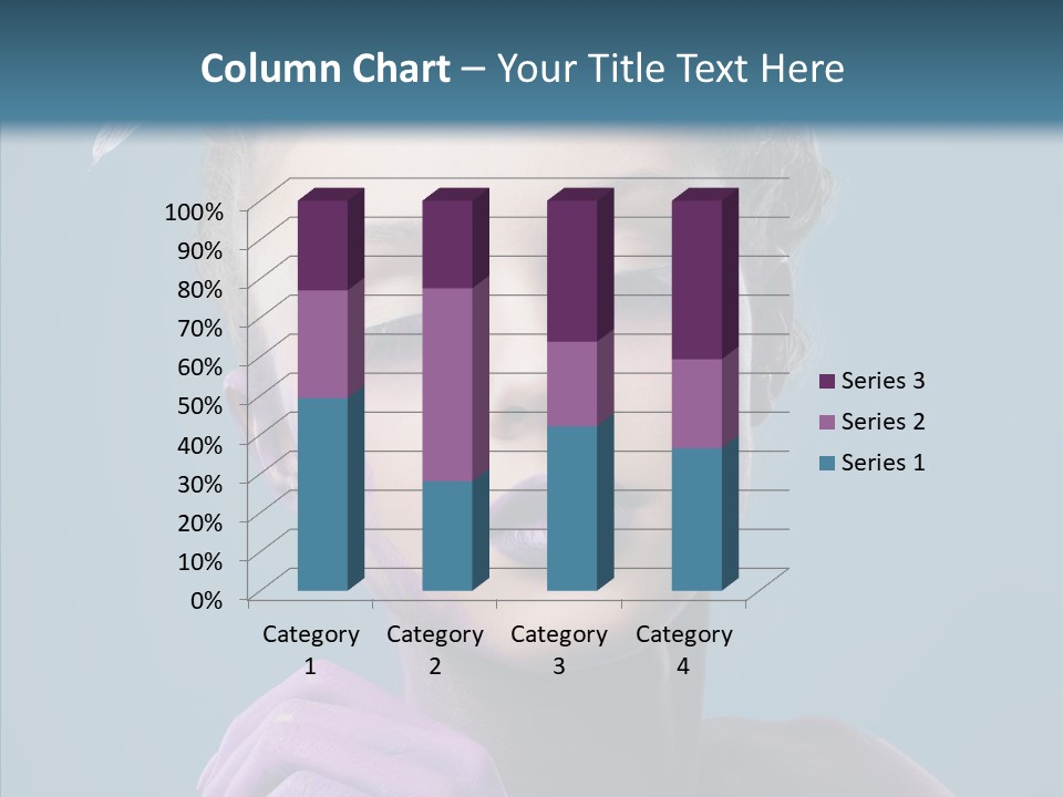 Eyes Chaplet Beauty PowerPoint Template