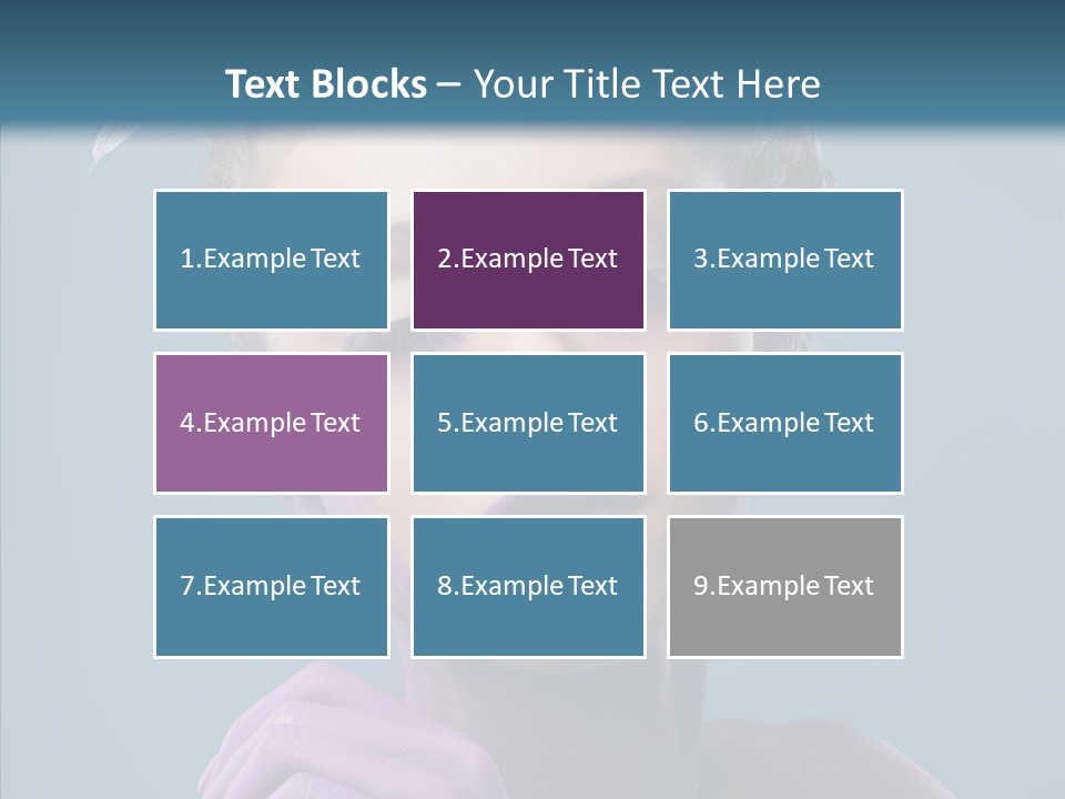 Eyes Chaplet Beauty PowerPoint Template