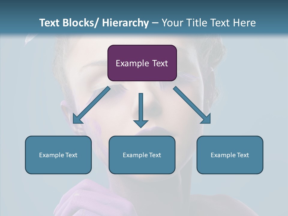 Eyes Chaplet Beauty PowerPoint Template