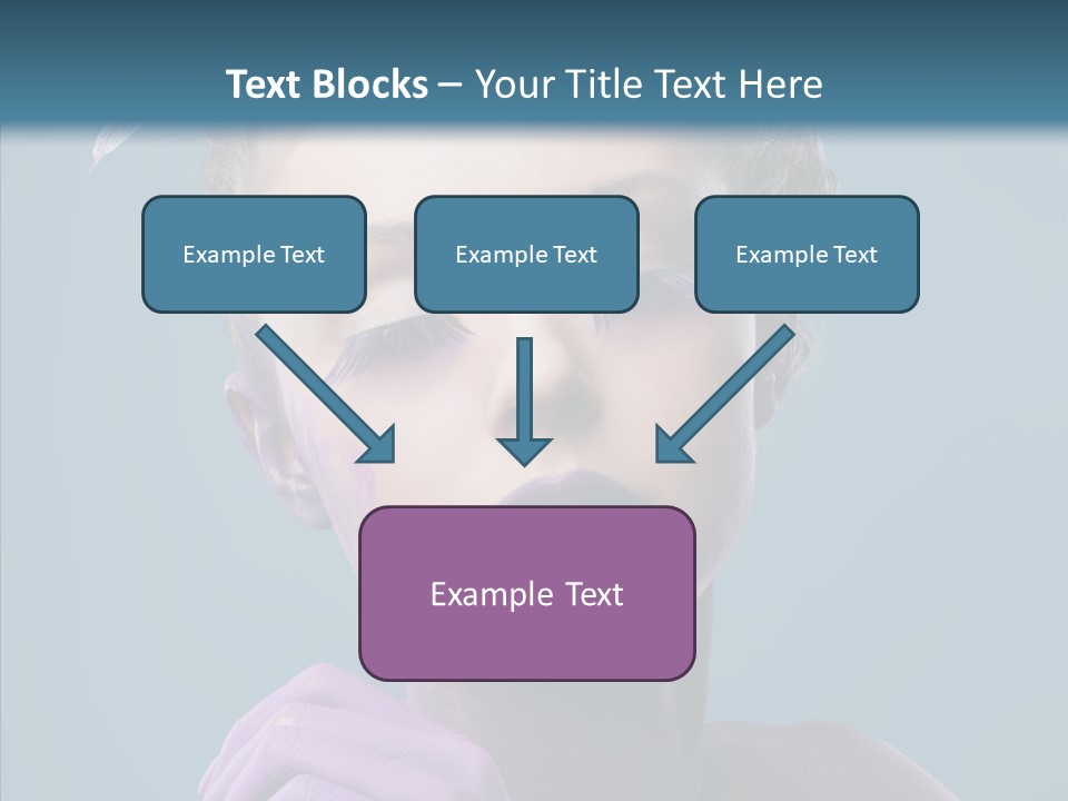 Eyes Chaplet Beauty PowerPoint Template
