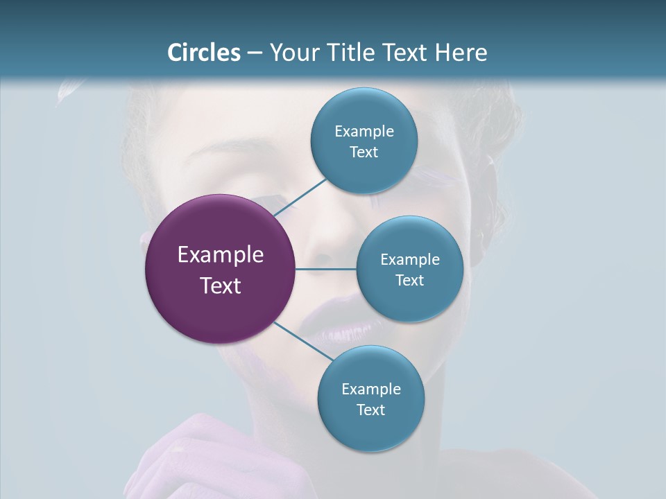 Eyes Chaplet Beauty PowerPoint Template