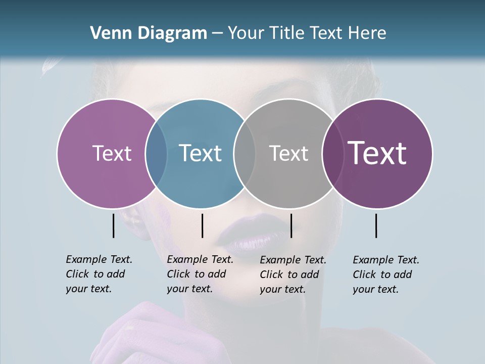 Eyes Chaplet Beauty PowerPoint Template