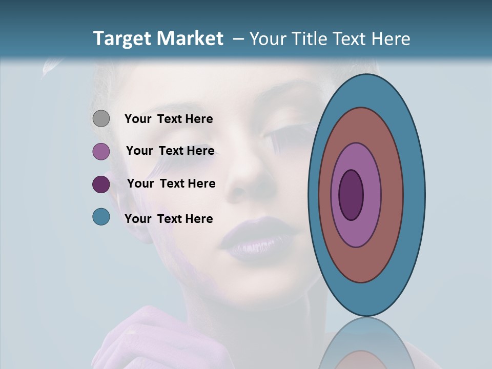 Eyes Chaplet Beauty PowerPoint Template