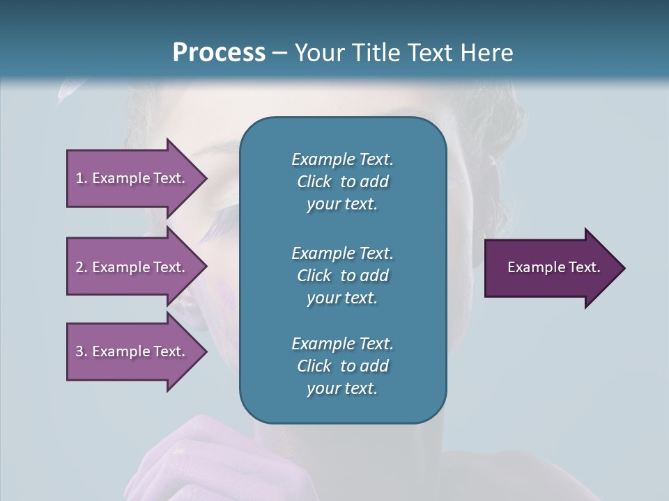 Eyes Chaplet Beauty PowerPoint Template