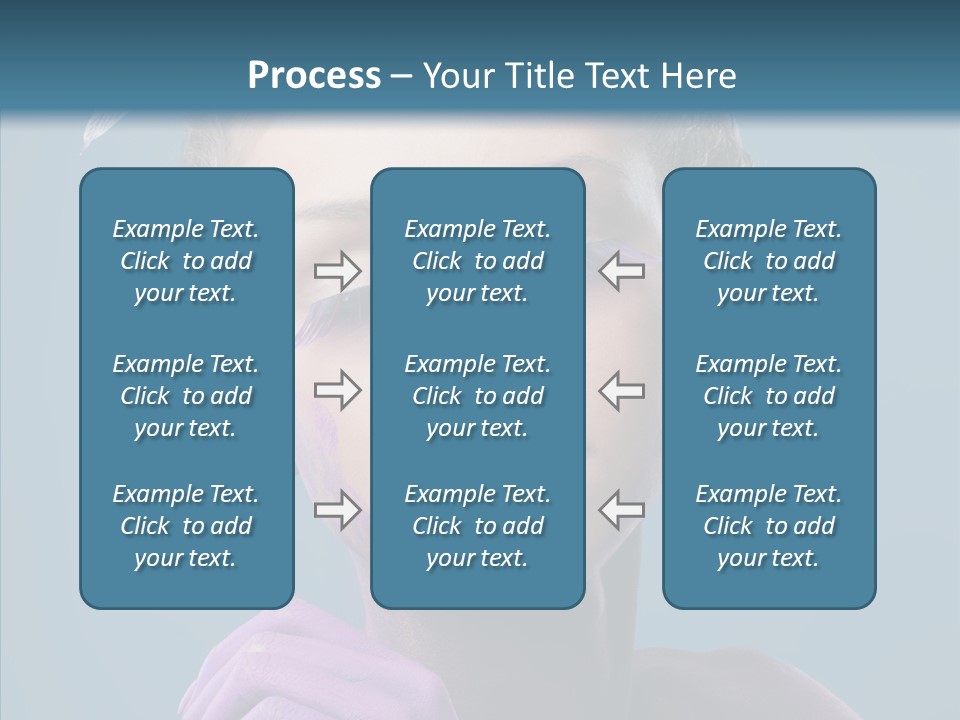 Eyes Chaplet Beauty PowerPoint Template