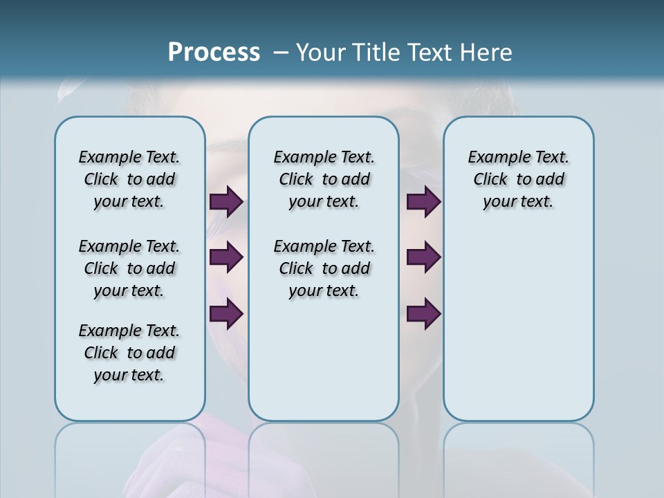 Eyes Chaplet Beauty PowerPoint Template
