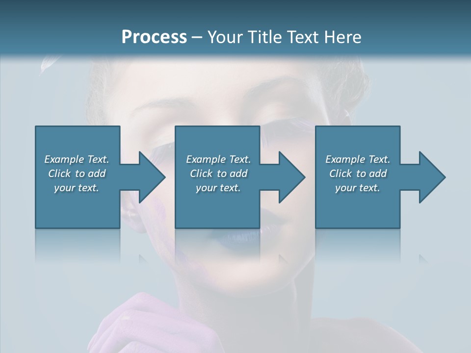 Eyes Chaplet Beauty PowerPoint Template