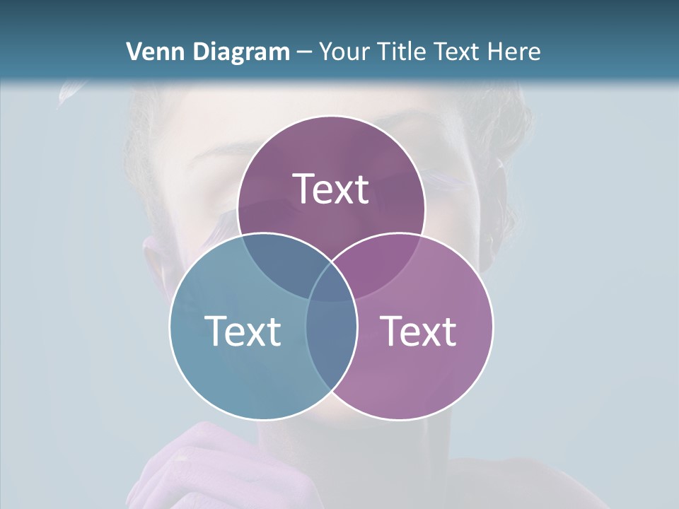 Eyes Chaplet Beauty PowerPoint Template