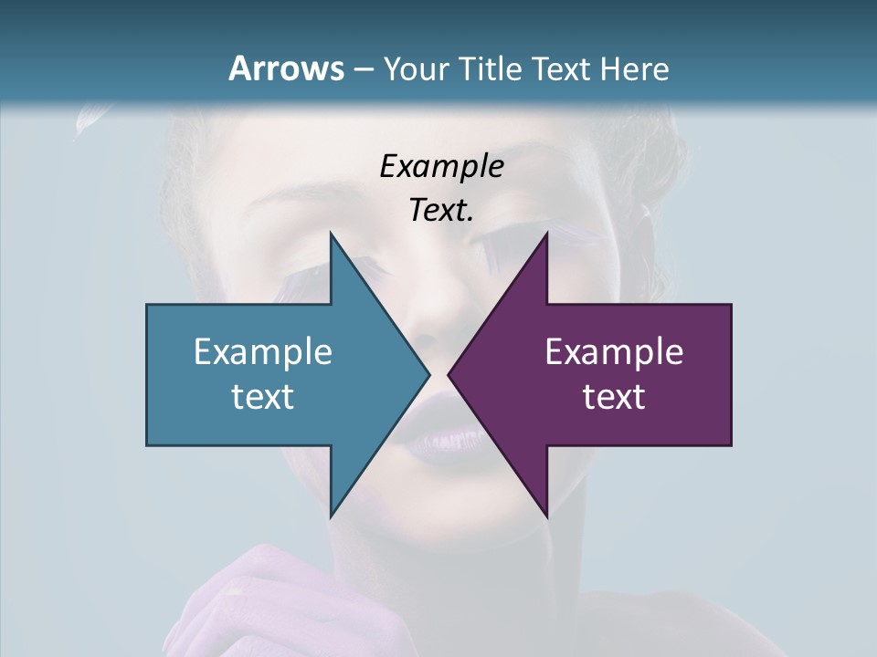 Eyes Chaplet Beauty PowerPoint Template