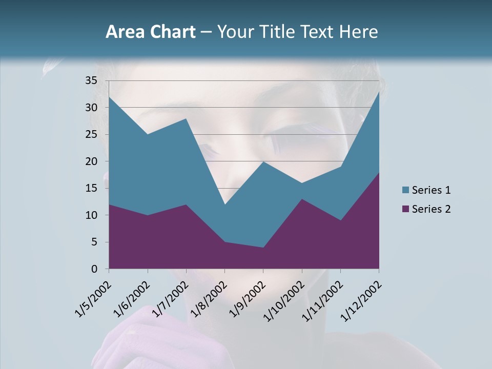 Eyes Chaplet Beauty PowerPoint Template