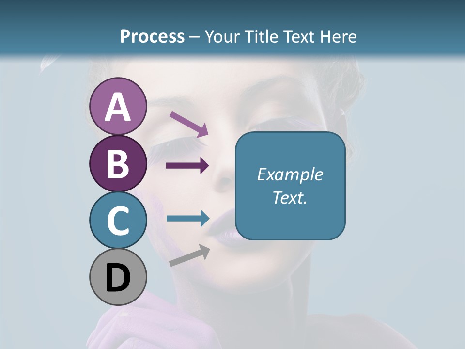 Eyes Chaplet Beauty PowerPoint Template