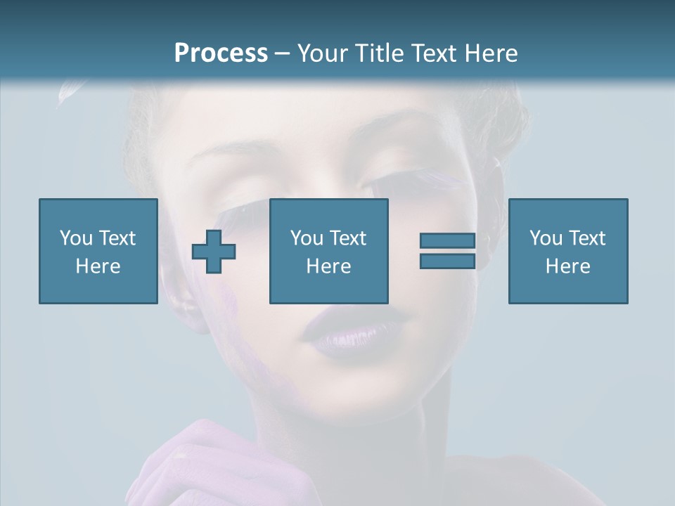 Eyes Chaplet Beauty PowerPoint Template