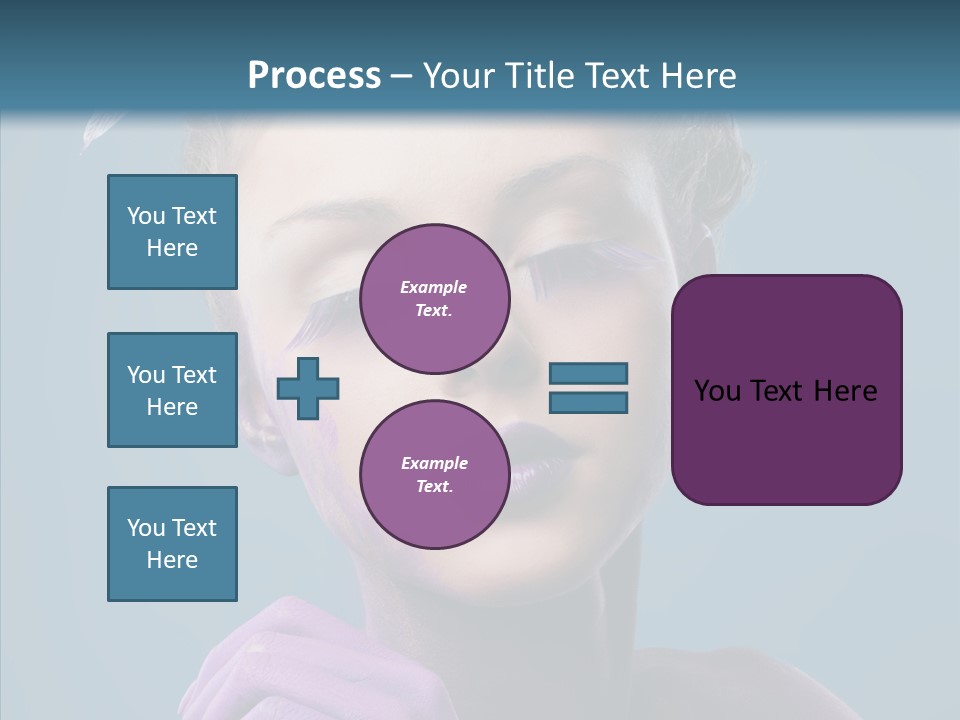 Eyes Chaplet Beauty PowerPoint Template