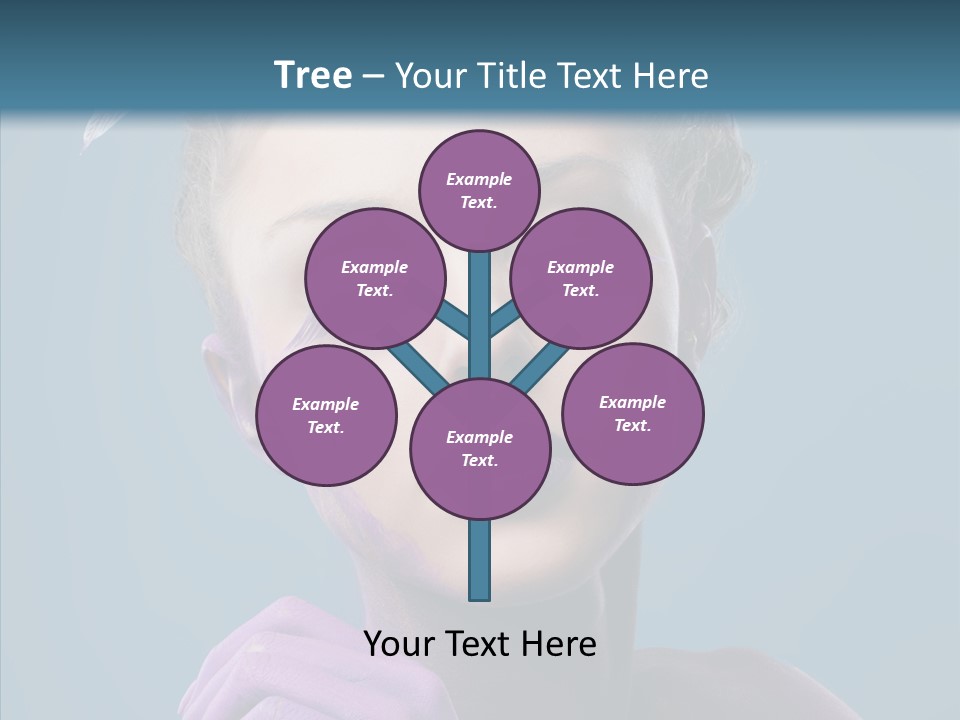 Eyes Chaplet Beauty PowerPoint Template