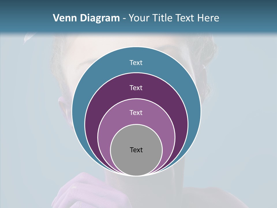 Eyes Chaplet Beauty PowerPoint Template