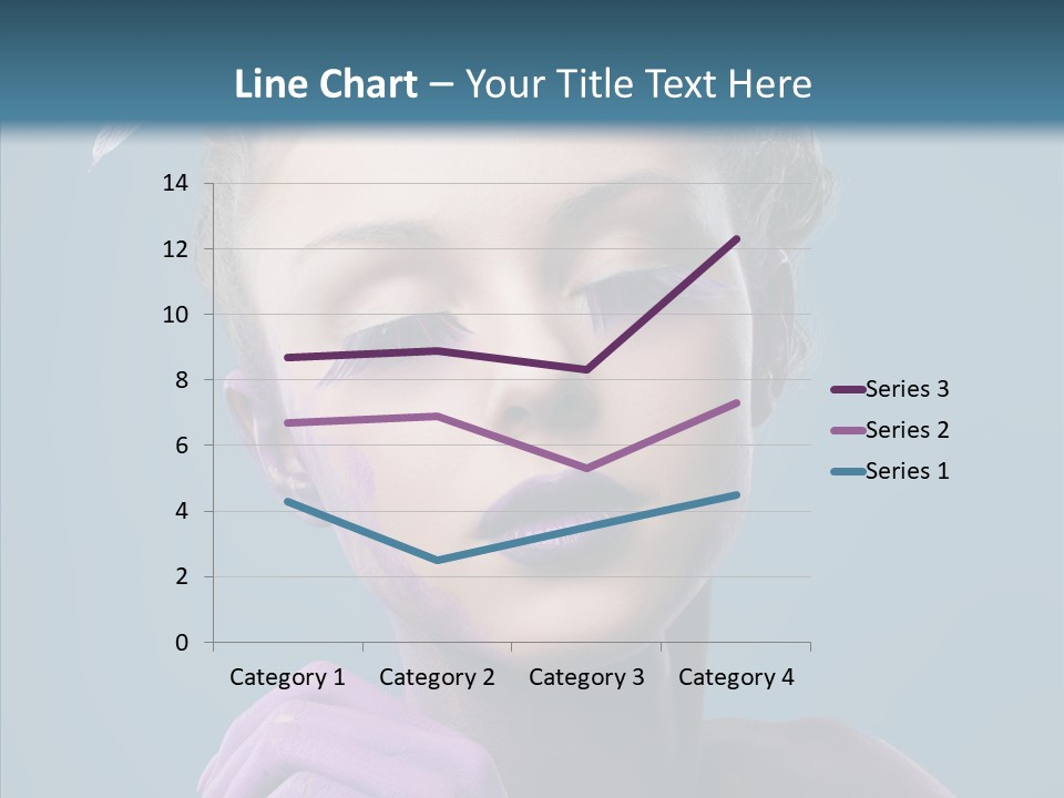Eyes Chaplet Beauty PowerPoint Template