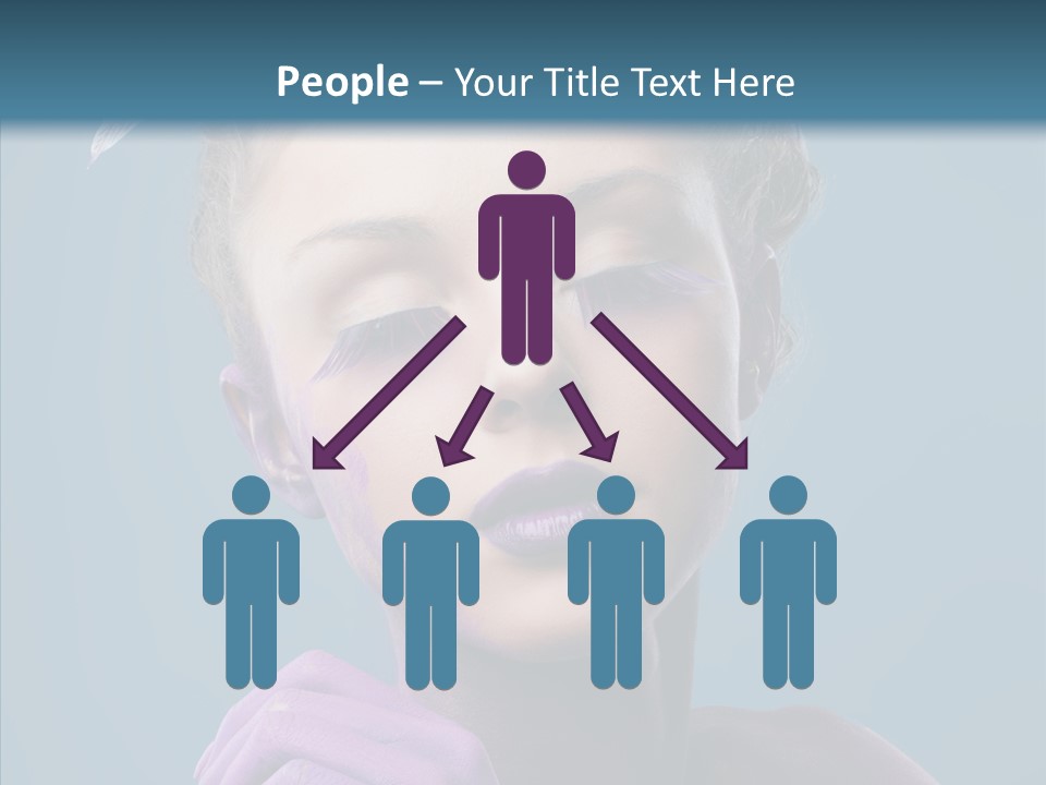 Eyes Chaplet Beauty PowerPoint Template