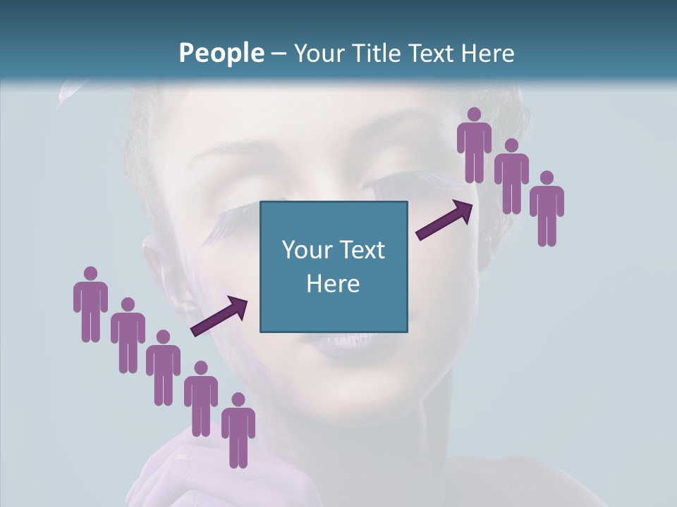 Eyes Chaplet Beauty PowerPoint Template