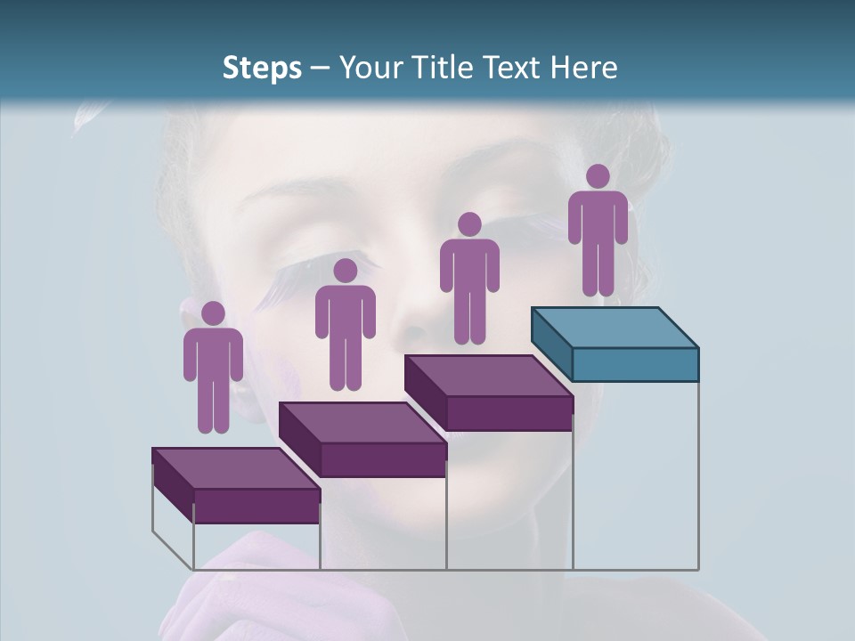 Eyes Chaplet Beauty PowerPoint Template