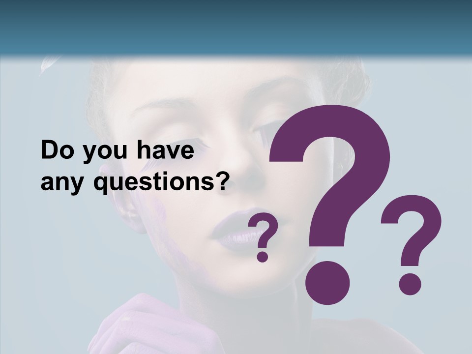 Eyes Chaplet Beauty PowerPoint Template