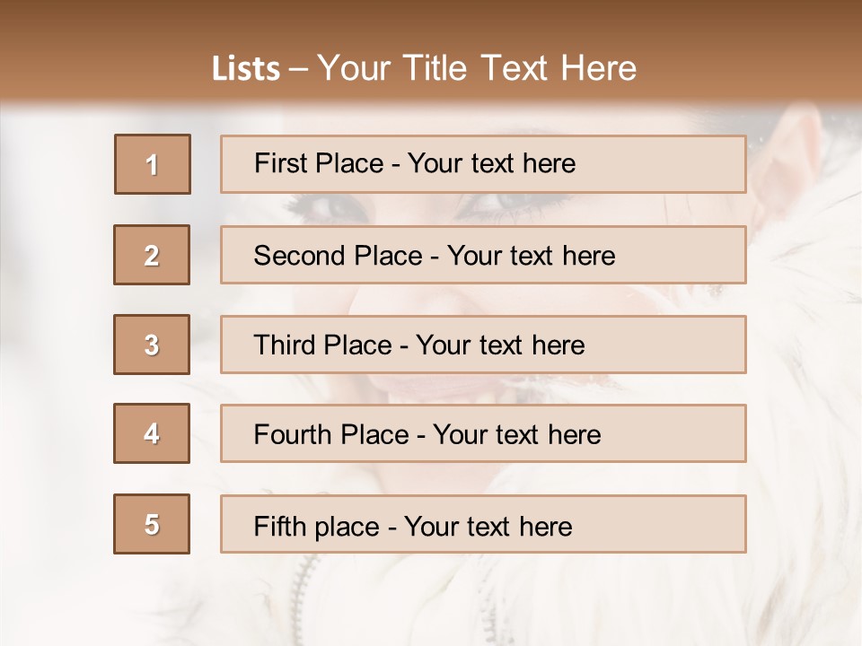 Xmas Smile Fashion PowerPoint Template