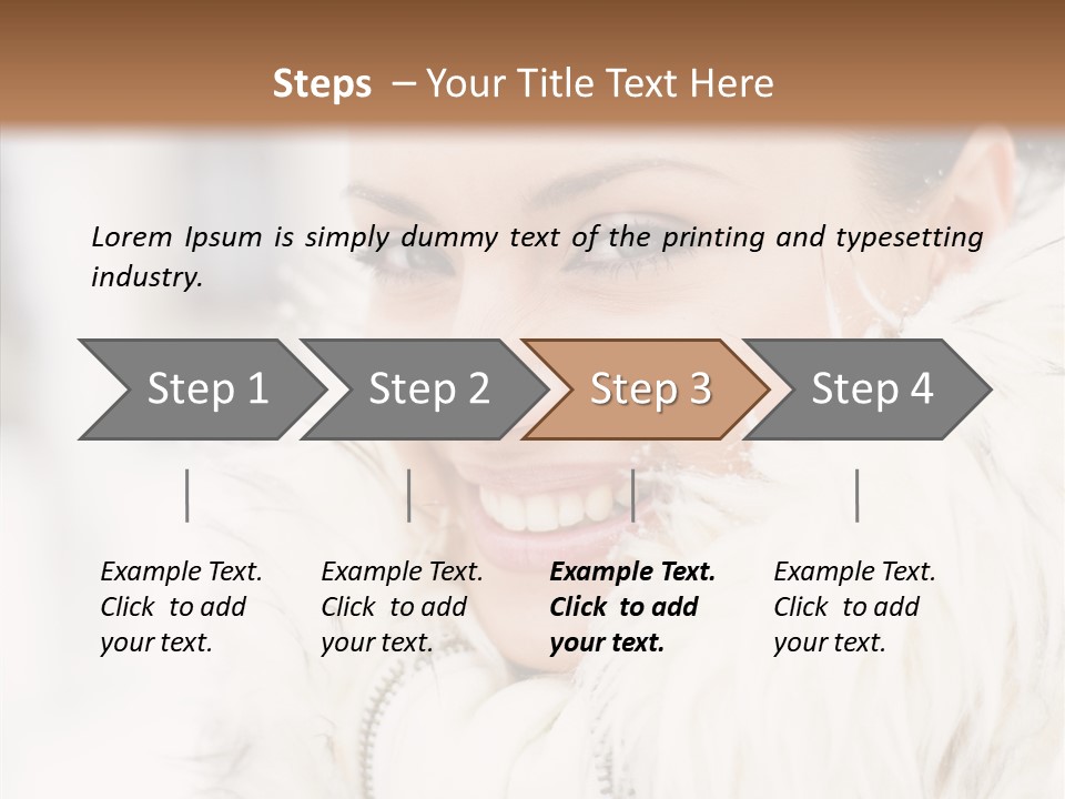 Xmas Smile Fashion PowerPoint Template