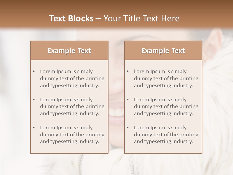 Xmas Smile Fashion PowerPoint Template