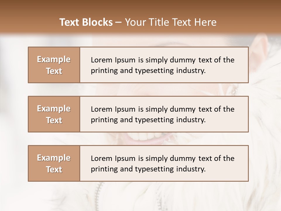 Xmas Smile Fashion PowerPoint Template