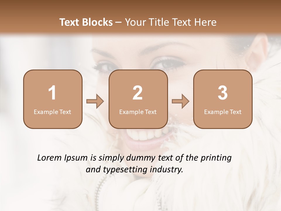 Xmas Smile Fashion PowerPoint Template